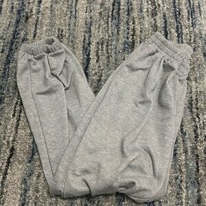 Grey crossover sweatpants